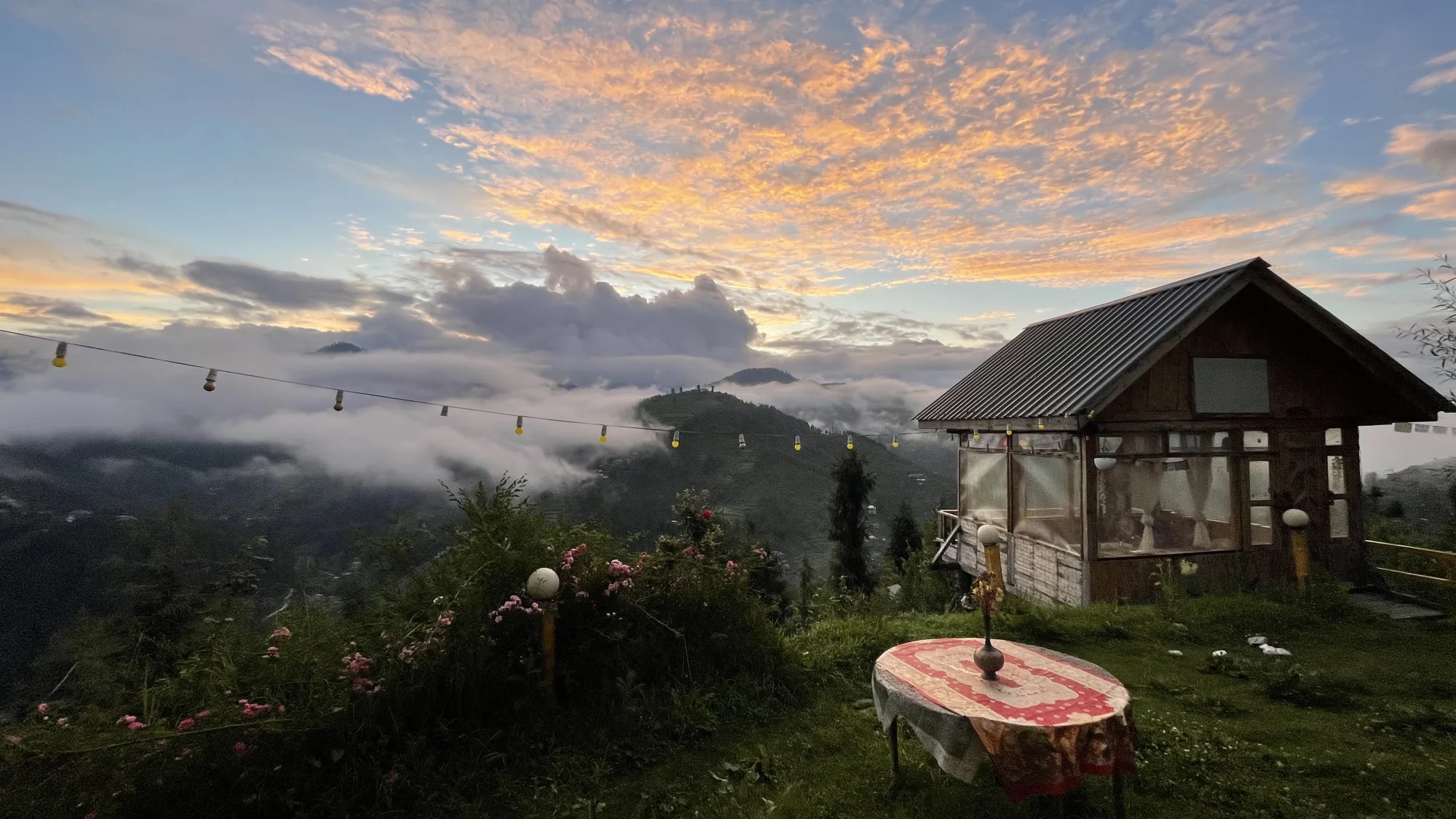 Orchard Home in the Clouds