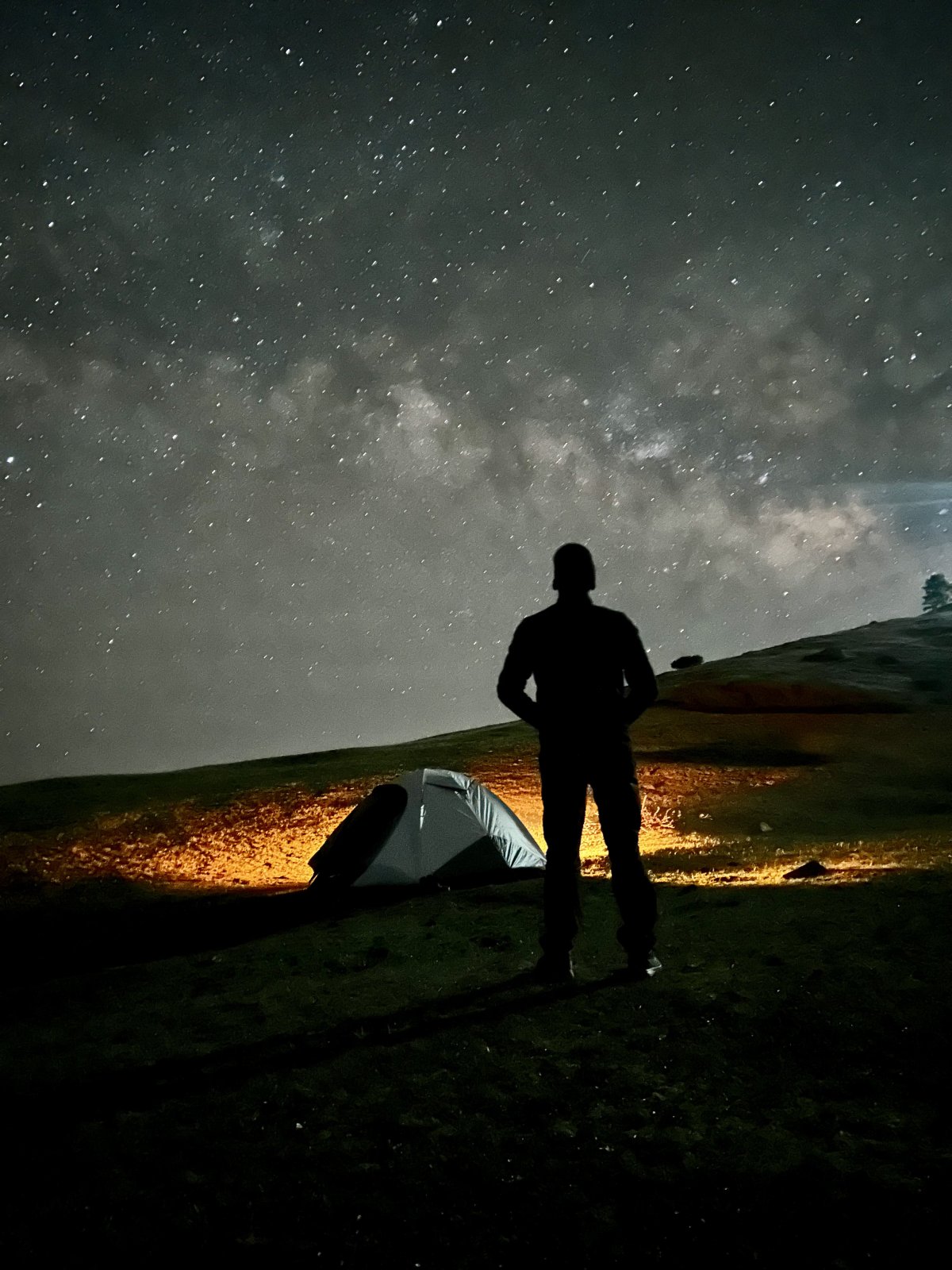 Camping in no man's land